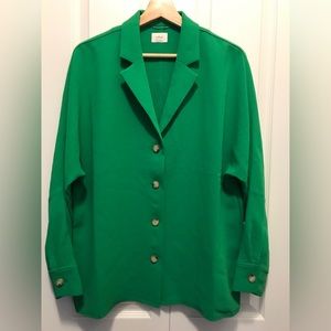 Aritzia color gross green Freeform Shirt
